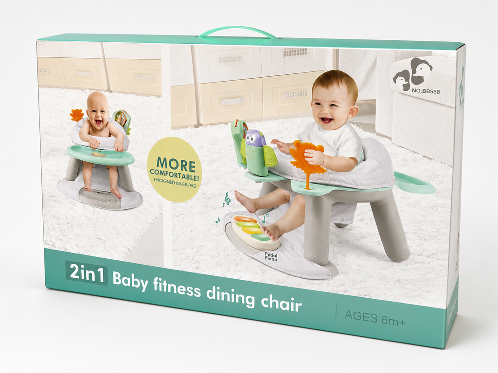 2 in 1 Baby fitness dining Chair