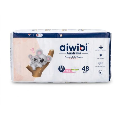 Aiwibi Premium Daipers M/3(5-11kgs) 48pcs