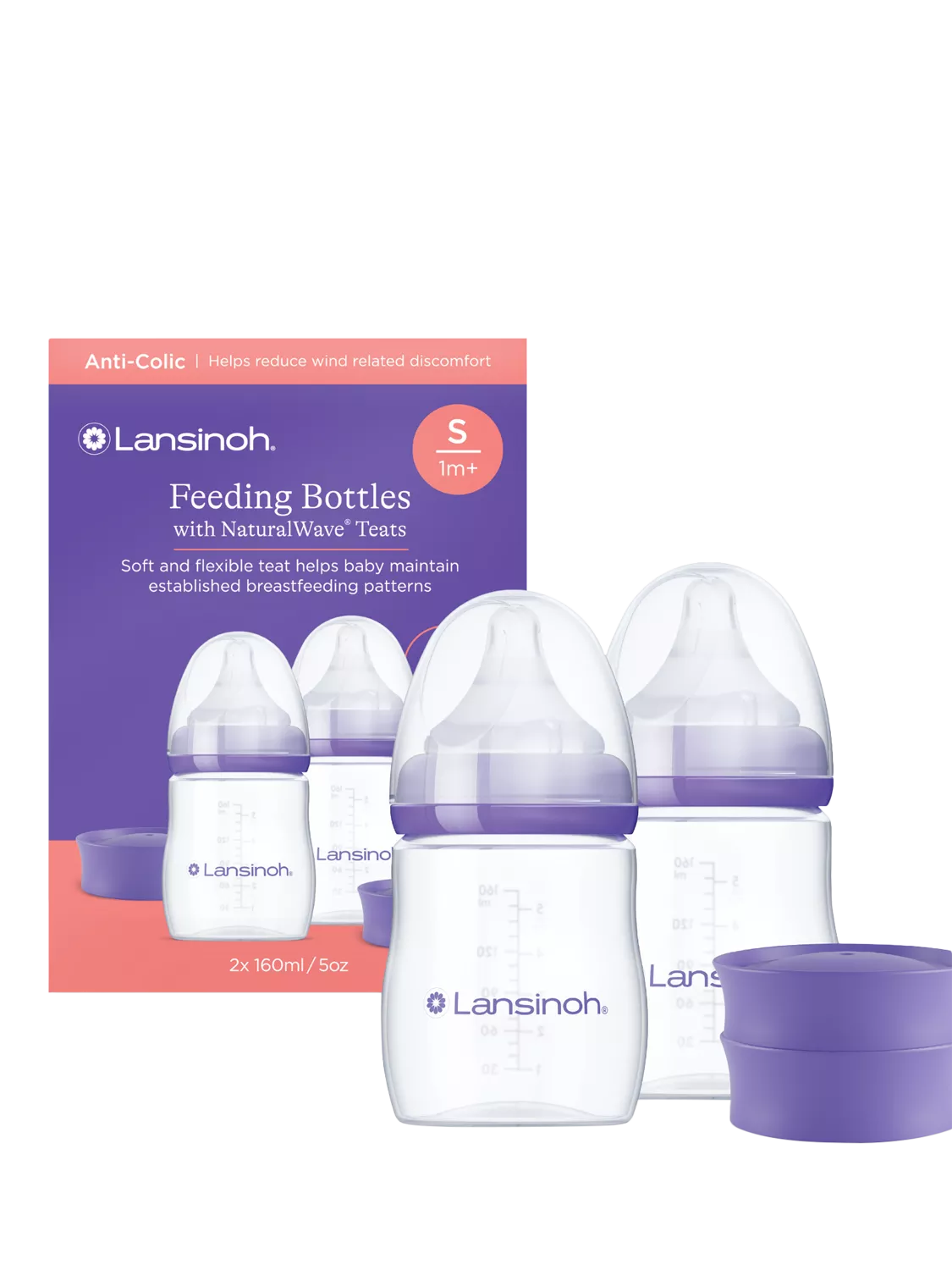 Lansinoh Feeding Bottle Starter Set With naturalWave teats