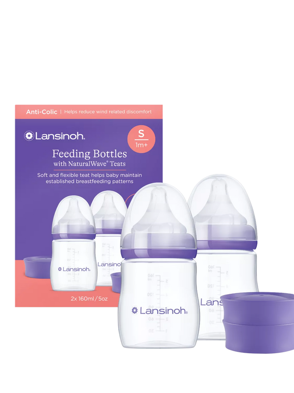 LANSINOH feeding bottles, 2 sets