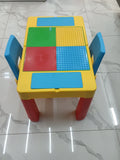 Multi-functional building block desk.
