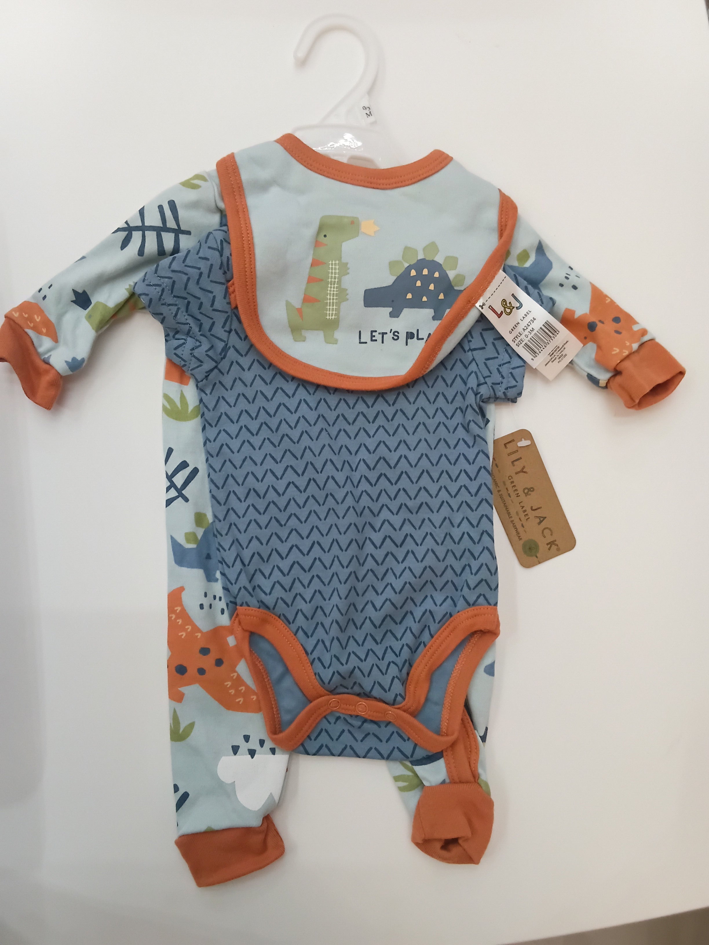 Lily & Jack baby bip/onesies/sleepsuit set