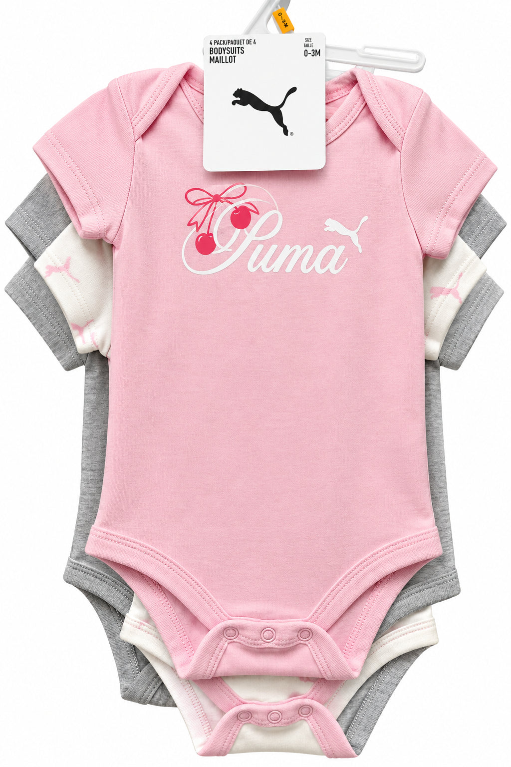 Puma 4-piece kids onesies/bodysuits