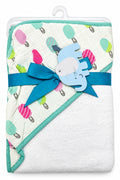 Sinlge Hooded Towel with elephant shaped gift tag