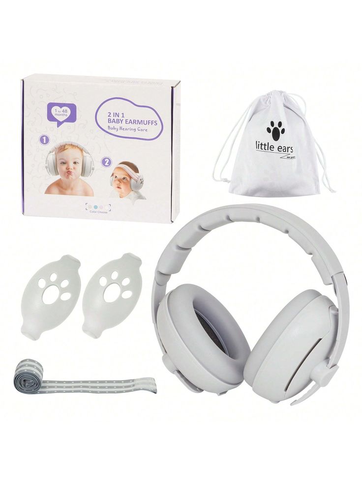 Baby 2 in 1 earmuffs