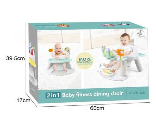 2 in 1 Baby fitness dining Chair