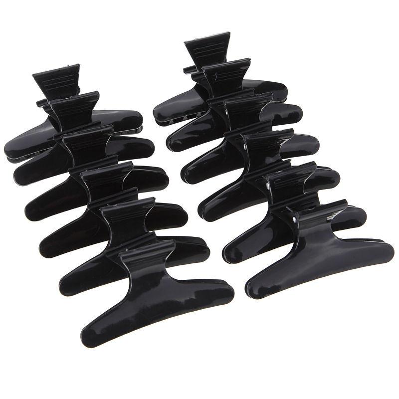 black tulle hair claw clamp