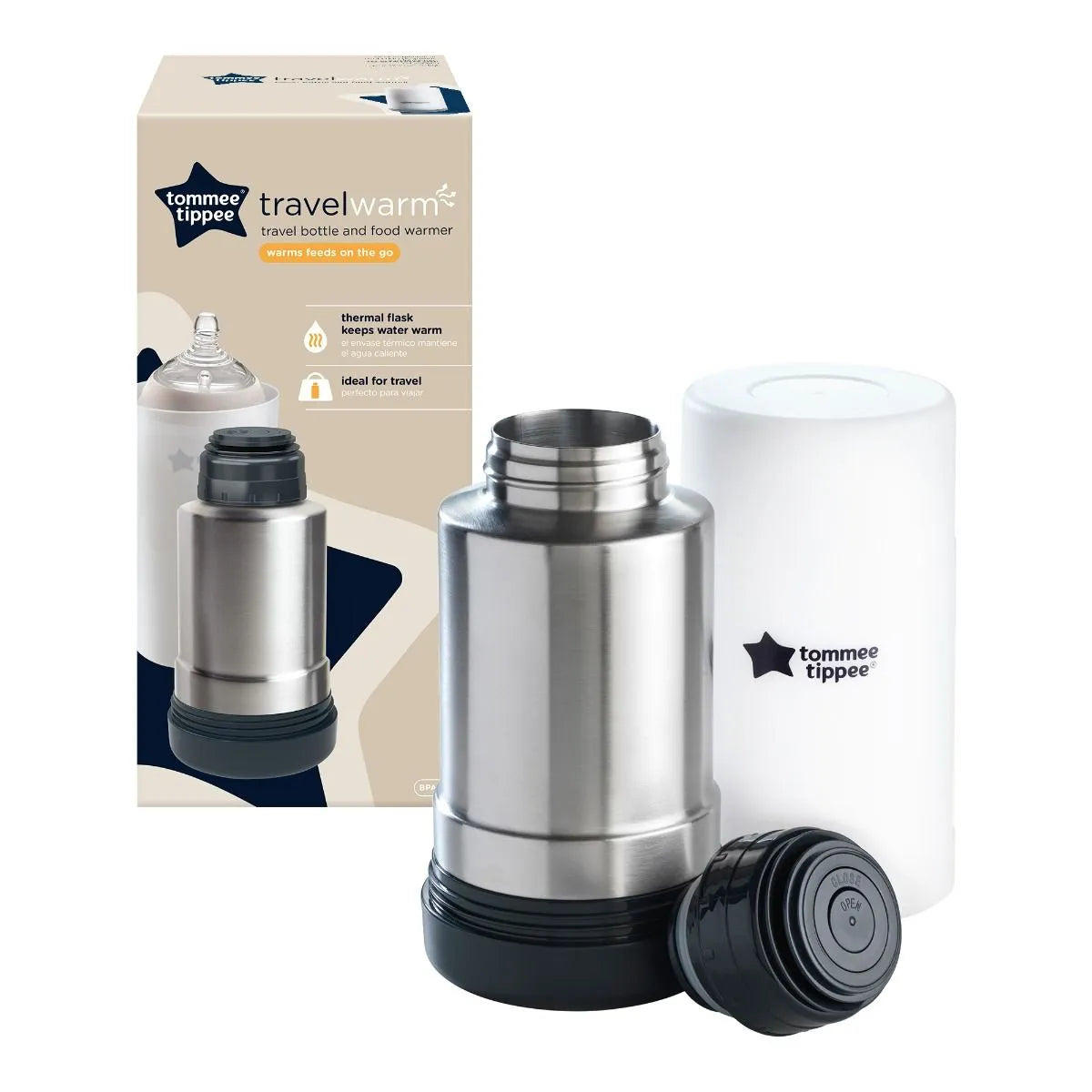 Tommee Tippee Travel warm travel bottle and food warmer