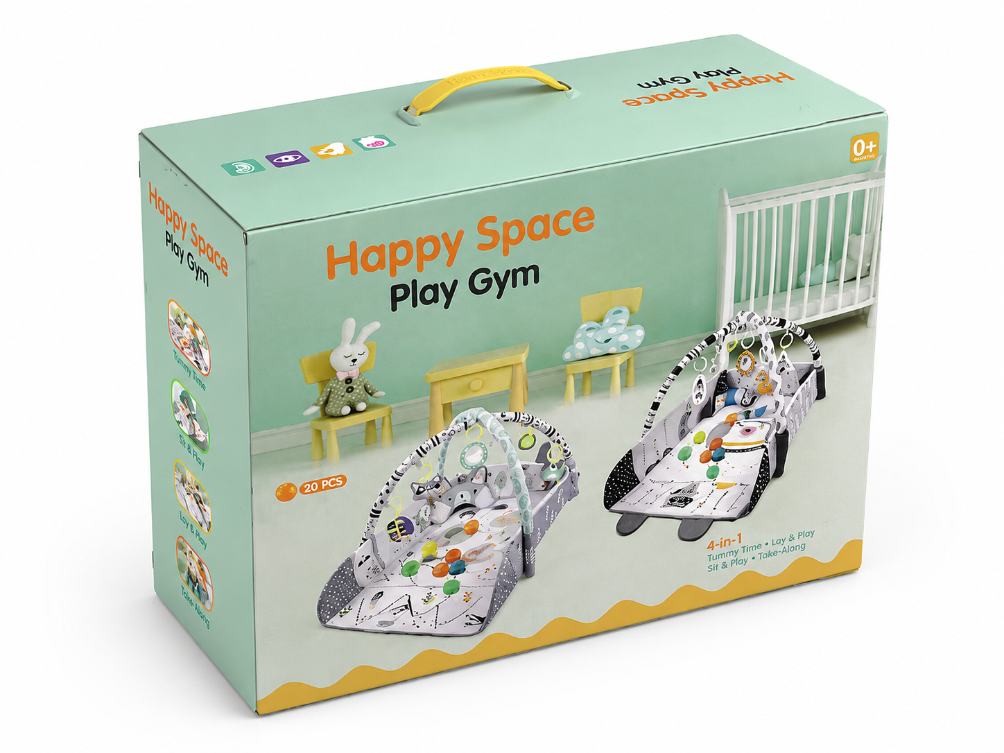 Happy Space Play gym 2 in 1