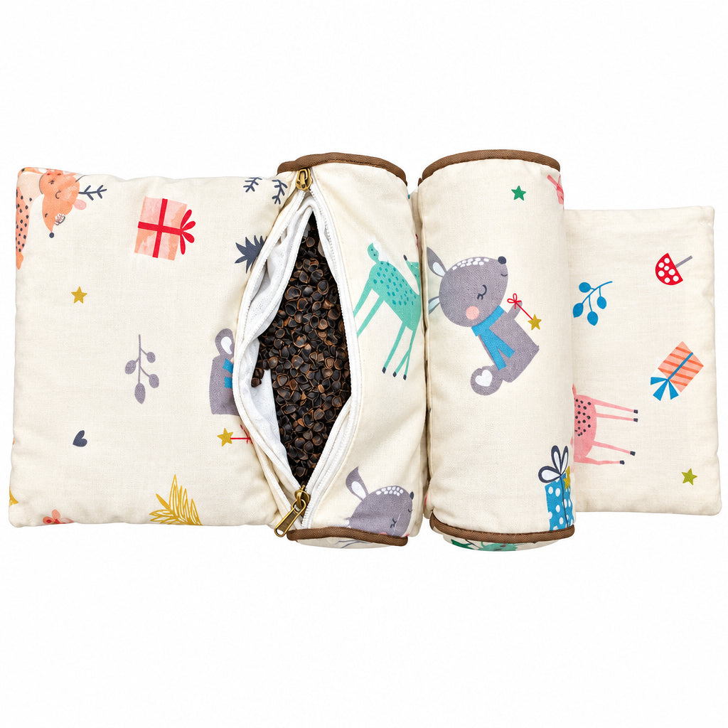 Baby adjustable anti-roll pillows herbal