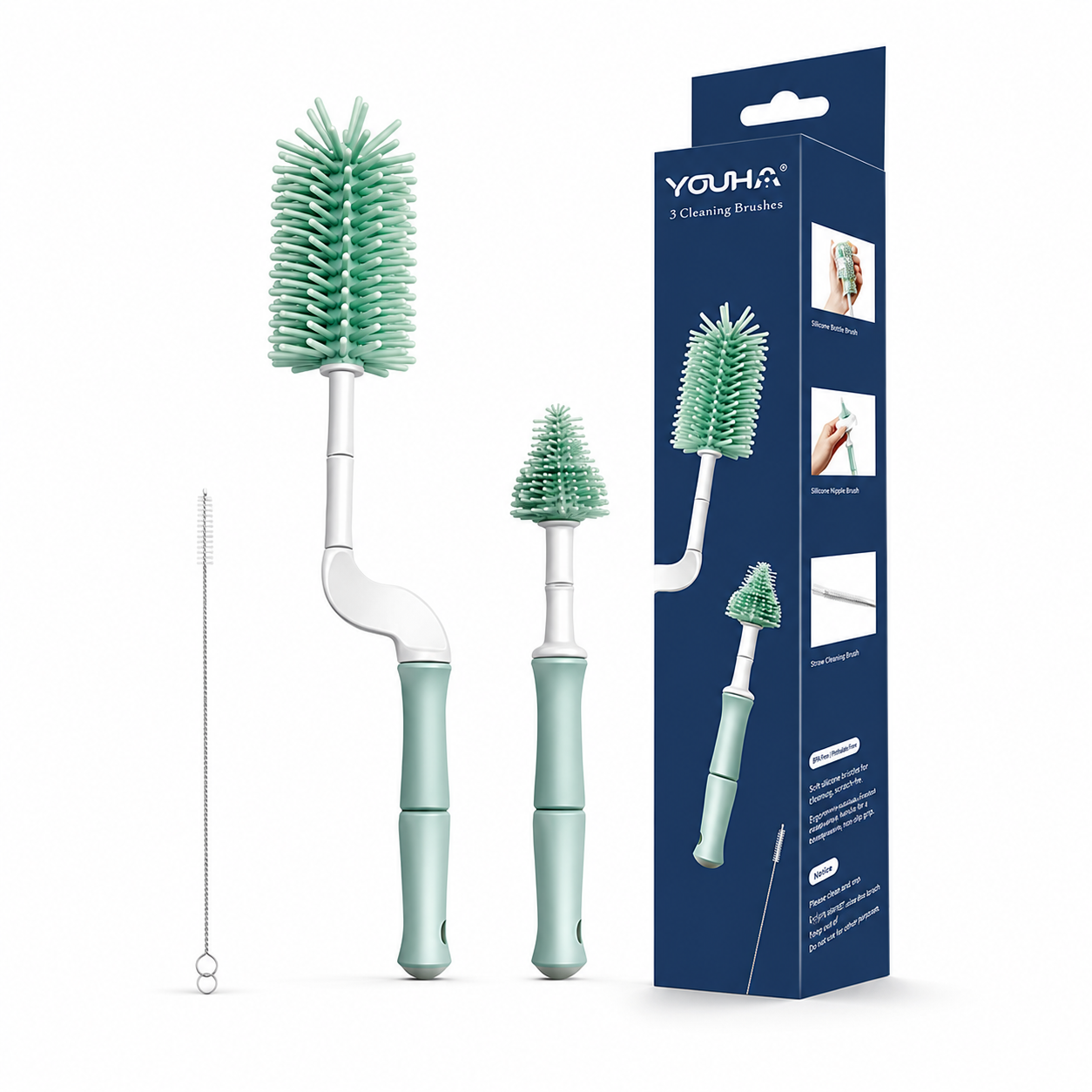 Youha 3 cleaning brushes
