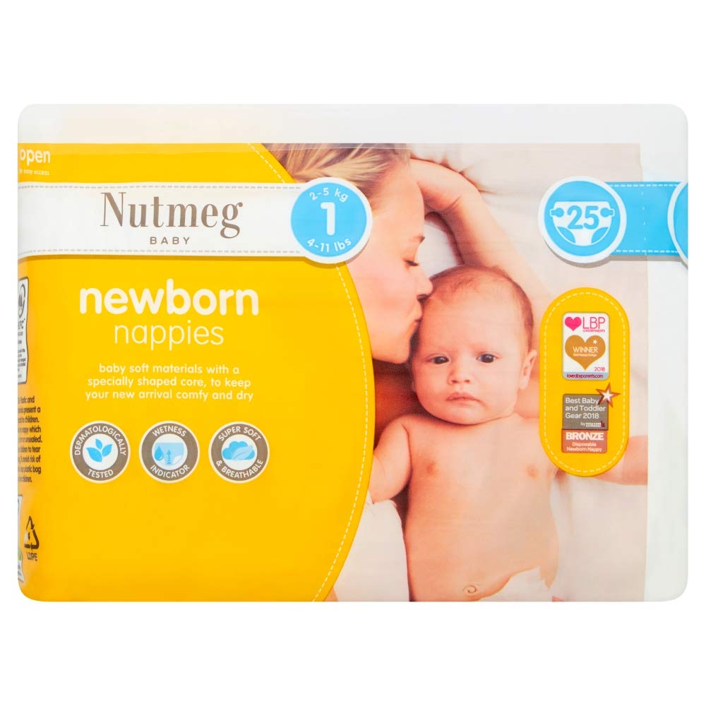 Nutmeg ultra dry nappies