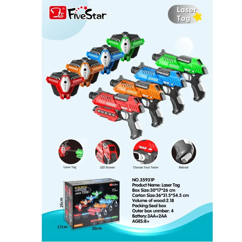 Five star laser tag