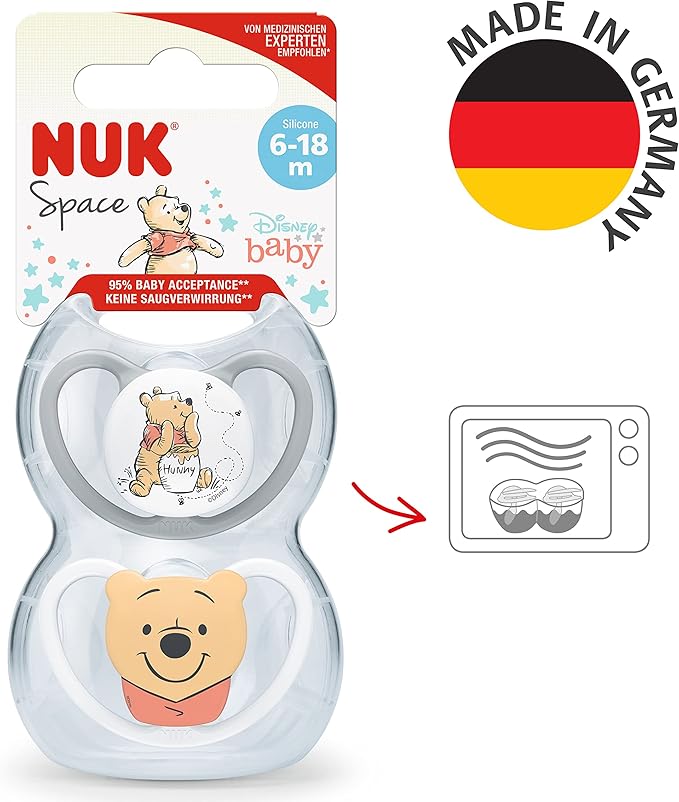 NUK space soothers 0-6 months