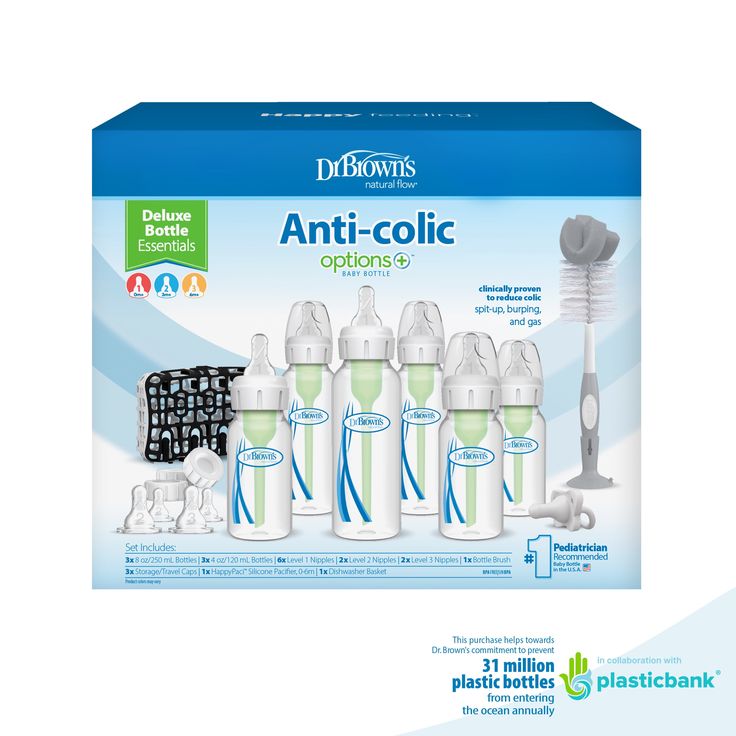 Anti-colic options + baby bottle Deluxe Gift set