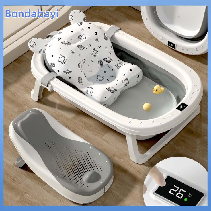 Tenbabe Baby foldable Bathtub Set