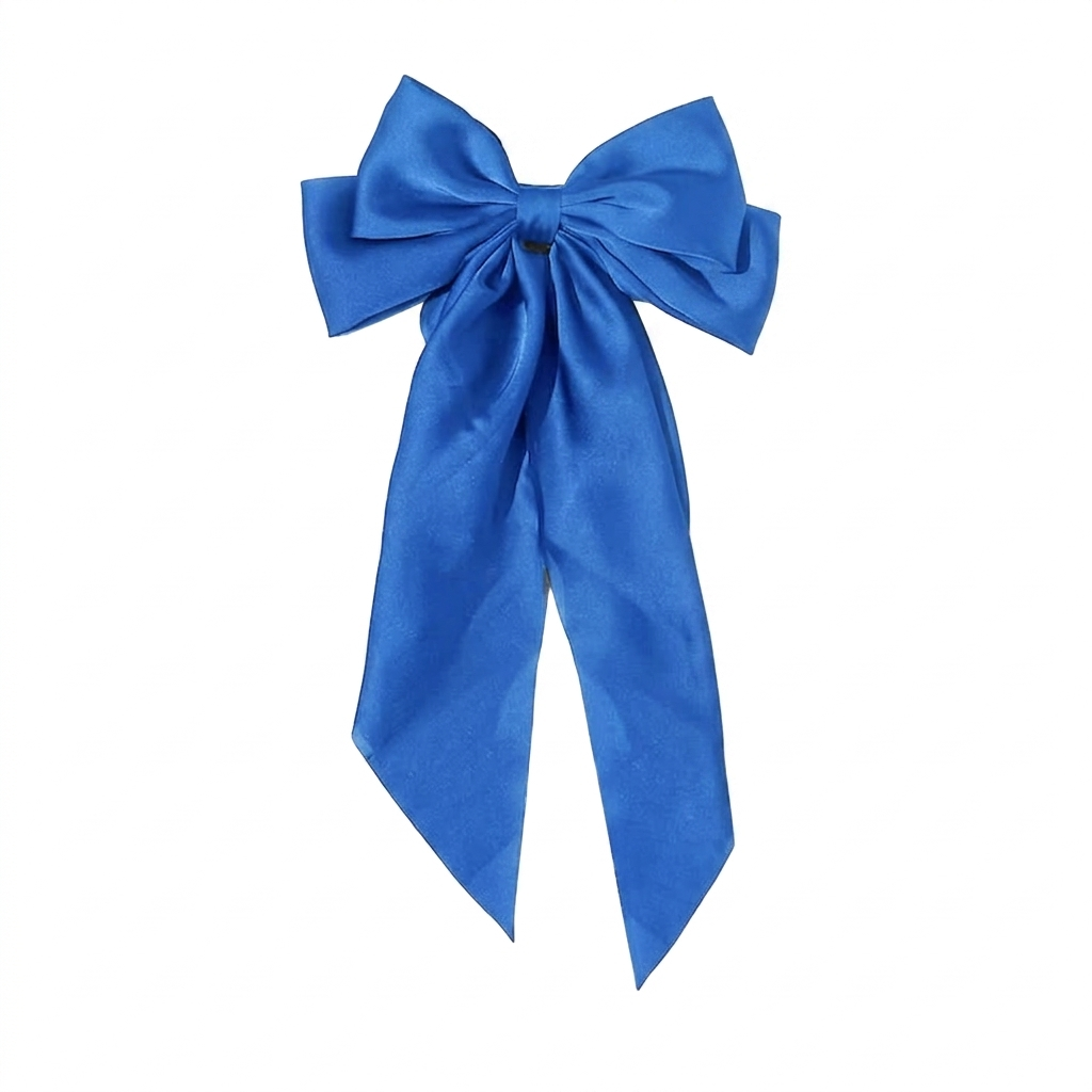 Miaoji brand organza ribbon bow hair barrette
