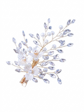assorted faux pearl and rhinestone embellished hair clips