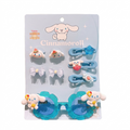 Cinnamoroll themed children's sunglasses and hair accessory