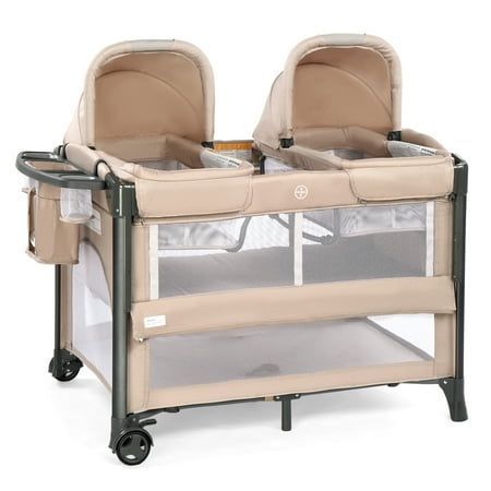 Twin Bassinet Bed