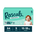 Rascals Jumbo Training Diaper Pants- Size 5, 13-18 kg, 50 Count