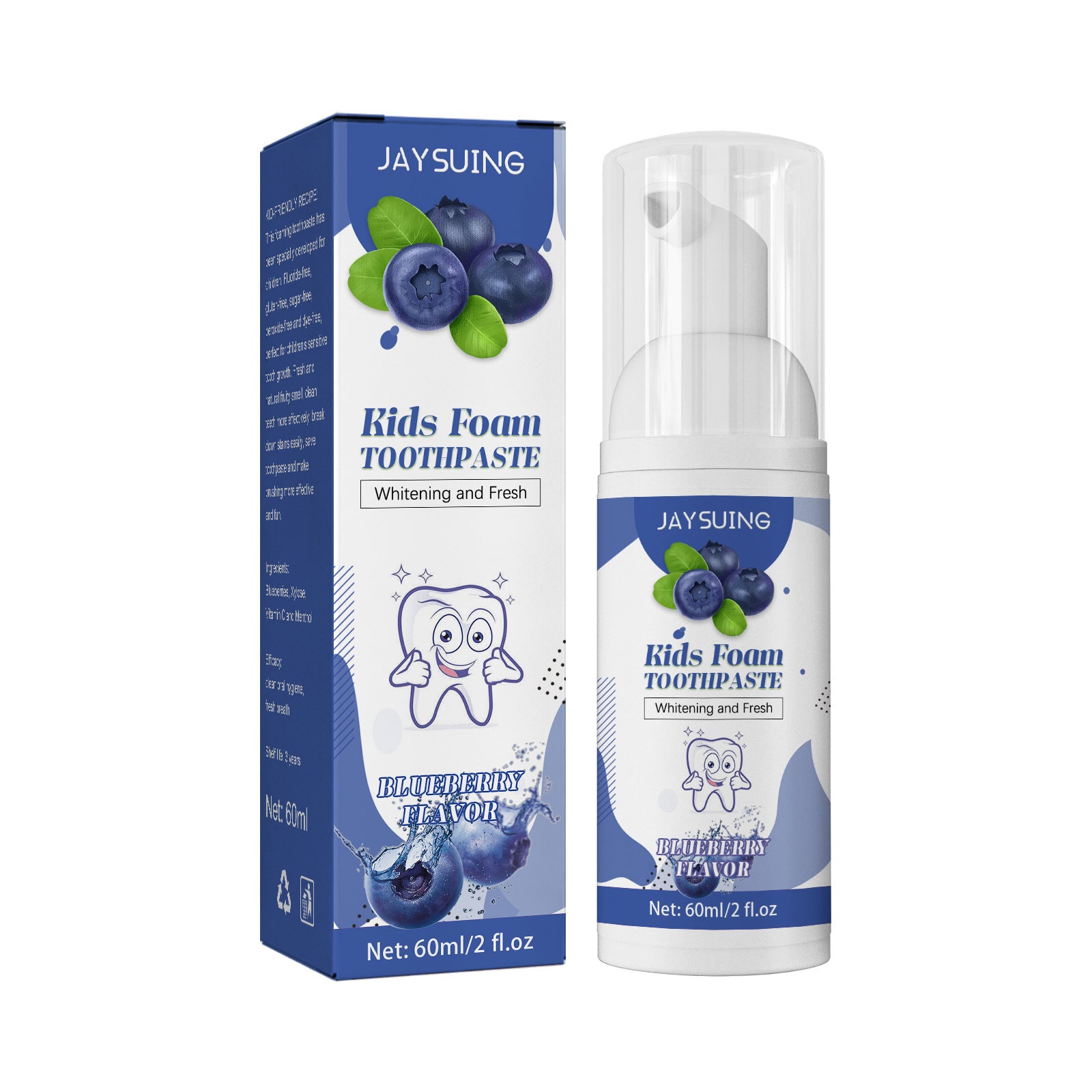Jaysuing kids foam toothpaste