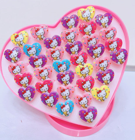 children's cartoon ring set