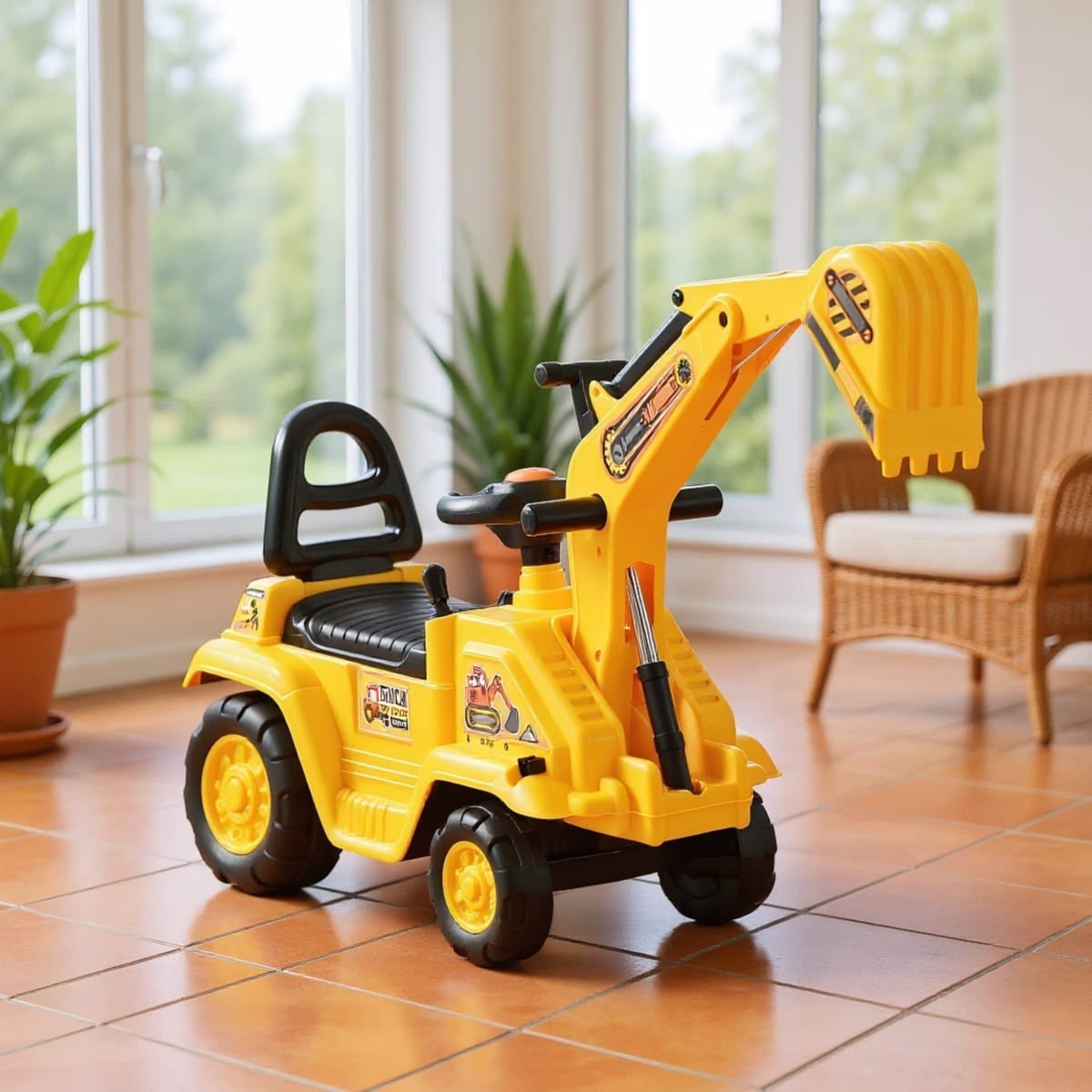 Excavator ride on toy