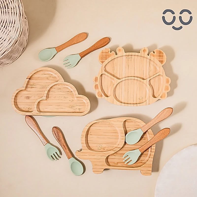 Bamboo Suction Plate