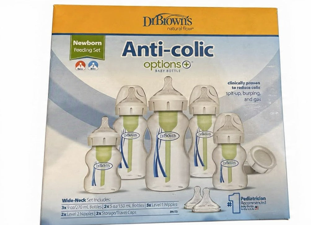 Dr Browns Anti-colic Wide Neck Newborn Feeding Set