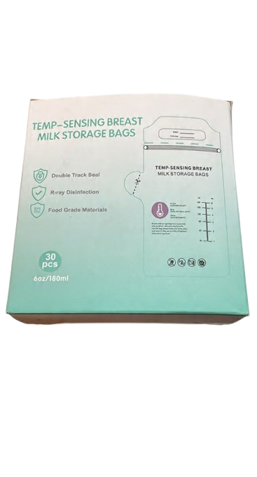 Temp-sensing Breast Milk Storage Bags