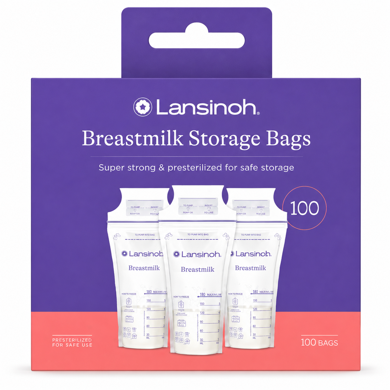 Breast milk storage bags (normal)