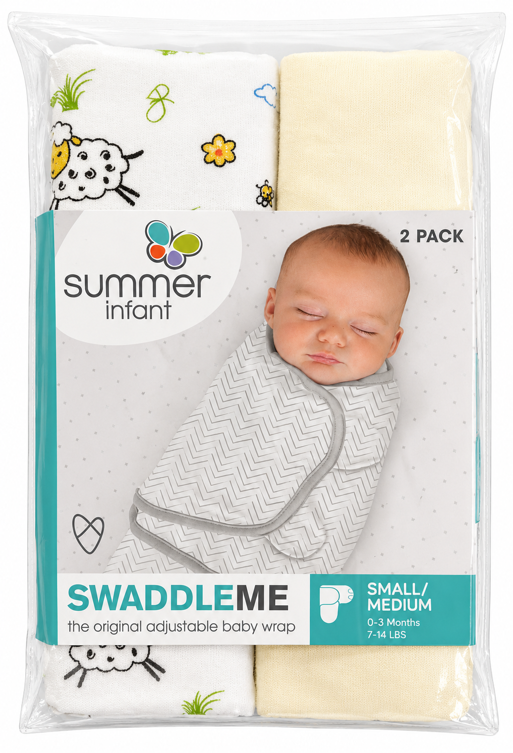 Summer Infant SwaddleMe 2-Pack Baby Wrap