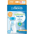 Dr Browns Anti-colic options Baby Bottle 2pack wide neck