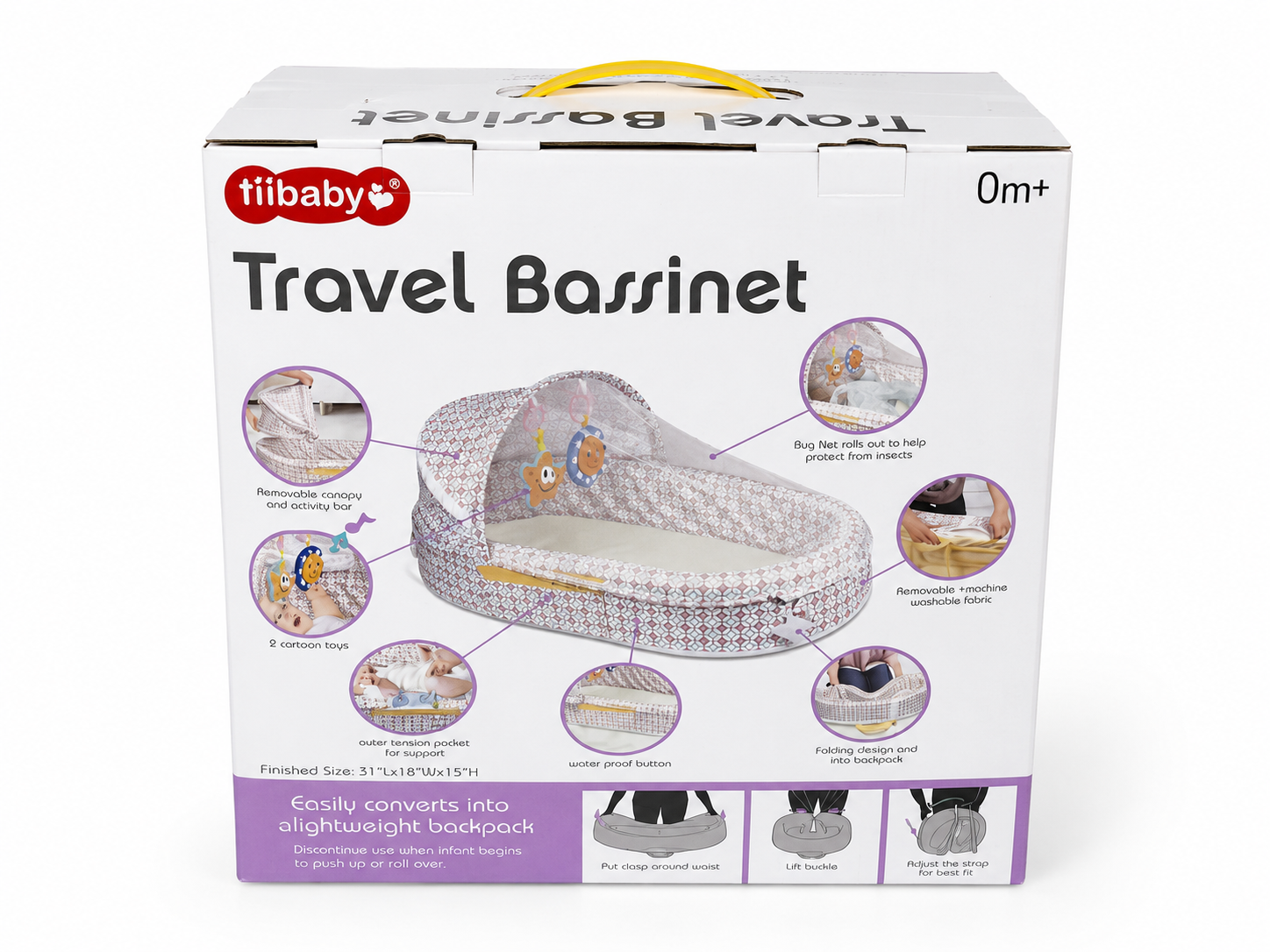 tiibaby Travel Bassinet