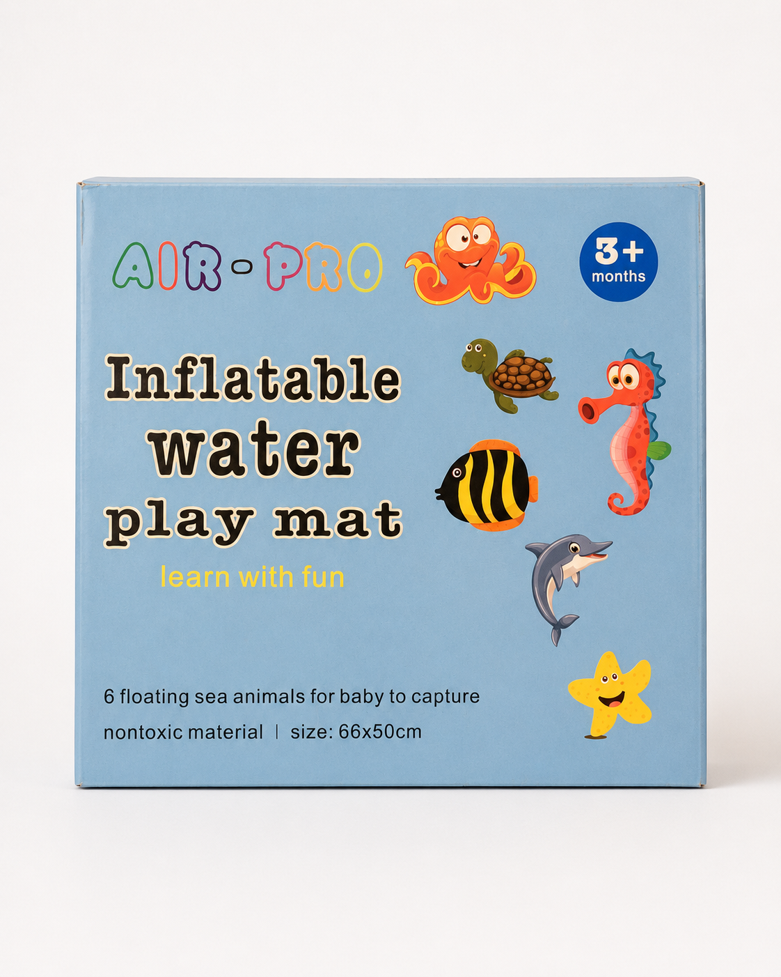 Inflatable water play mat