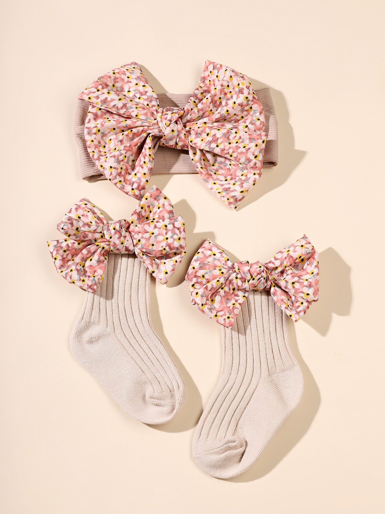 Hair accessories with socks