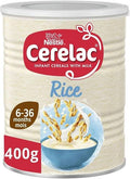 Nestle Cerelac Baby  Rice-riz 6-36 months 400g