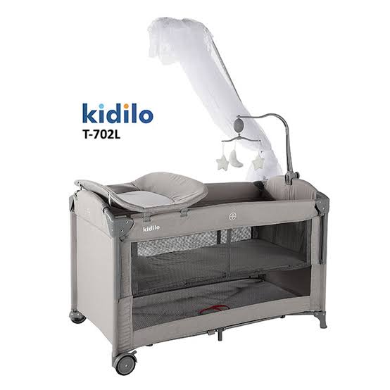 Kidilo All-in-One Baby Travel Cot  T-702l