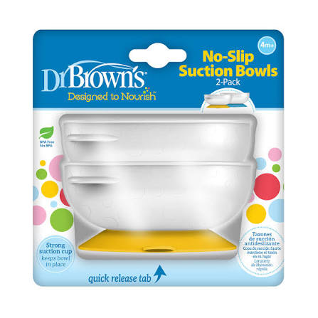 Dr Brown's non slip suction bowls