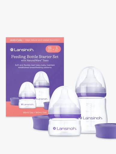 lansinoh feeding bottle starter set