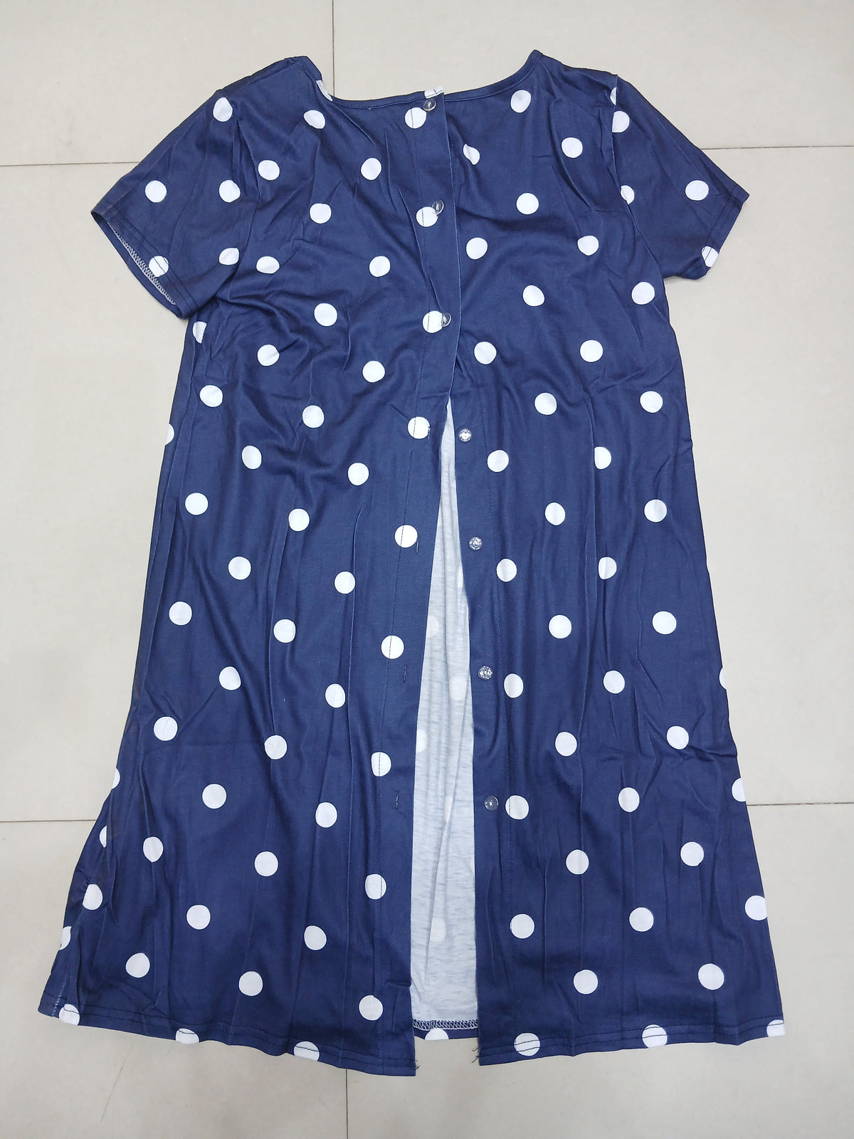 Polka dot Maternity nursing dress