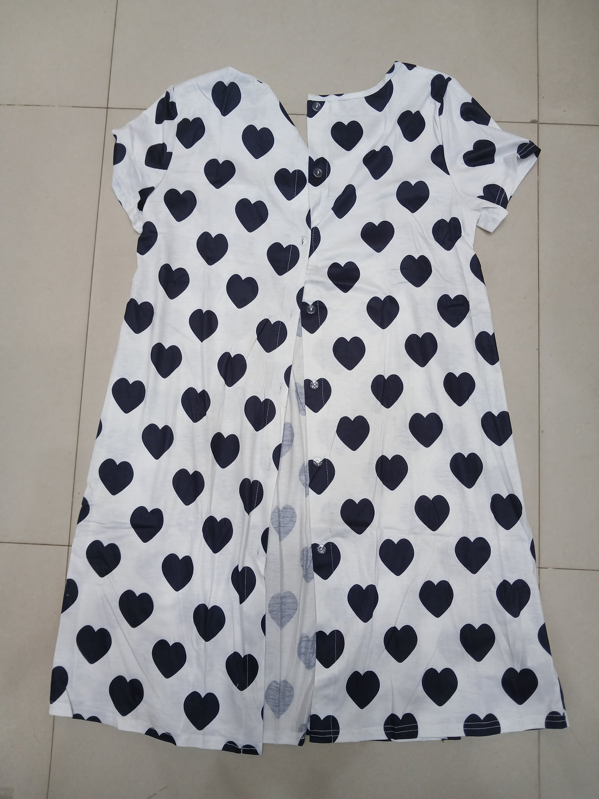 Polka dot Maternity nursing dress