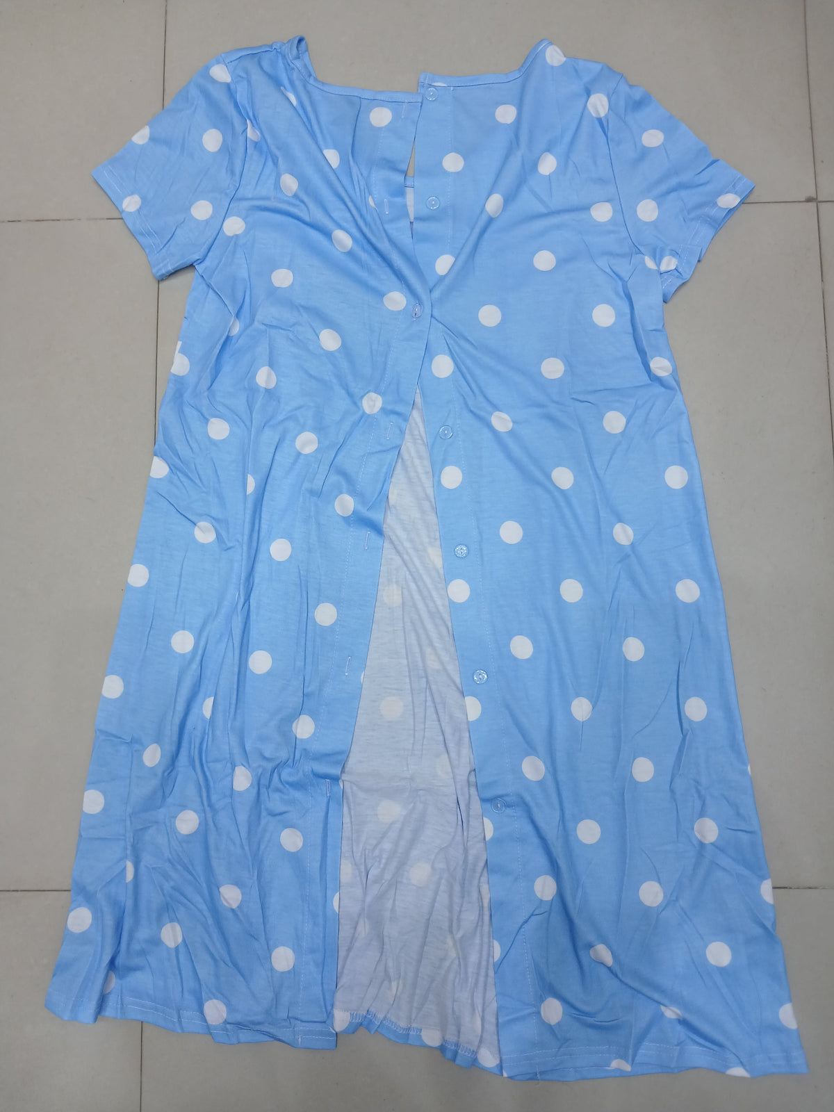 Polka dot Maternity nursing dress