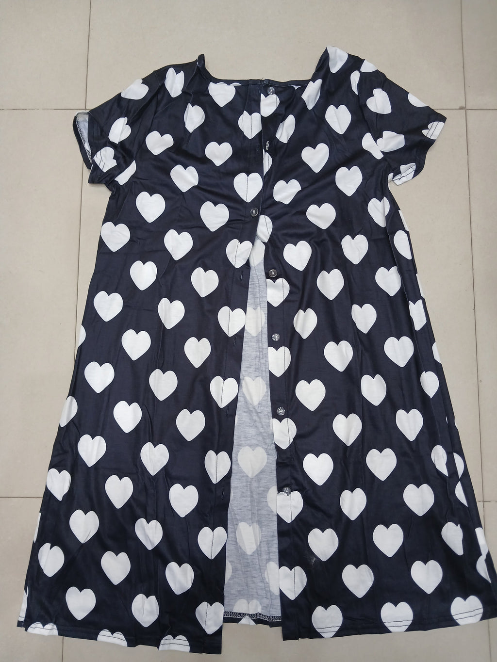 Polka dot Maternity nursing dress