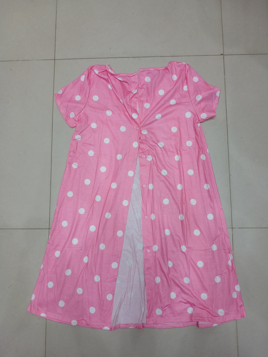 Polka dot Maternity nursing dress