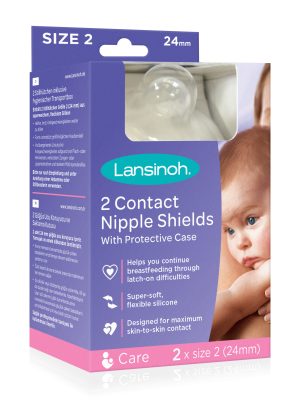 LANSINOH NIPPLE SHIELD 24MM