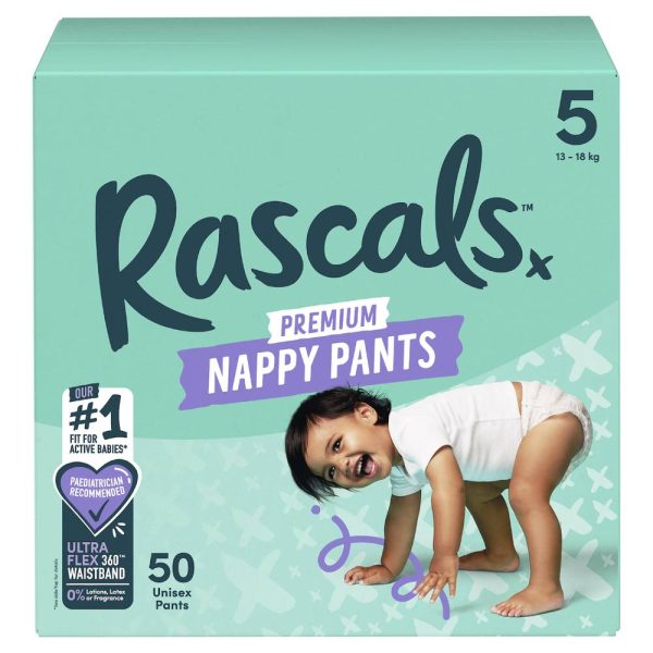 RASCALS PREMIUM NAPPIES SZ 5