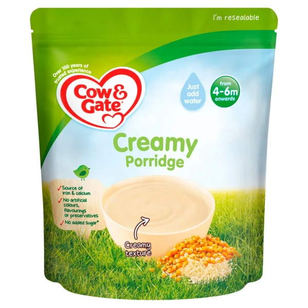 3041091427717_1200x1200 COW&GATE CREAMY PORRIDGE 4-6 M