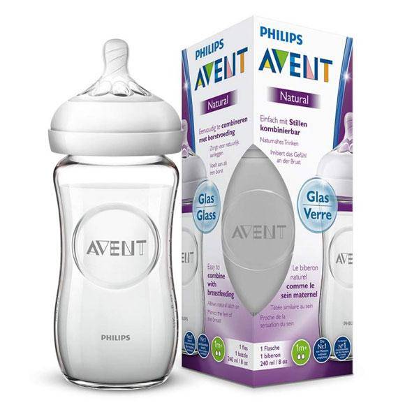 Avent Glass Bottle 240ml